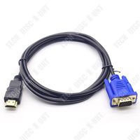 TD® Câble de conversion Câble HDMI vers VGA Câble HDMI vers VGA Adaptateur spot de 1,8 m