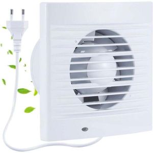 Sapho Cata E - Ventilateur axial de salle de bains avec ventilateur automatique E-120 GTH, 6 W/11 W, conduit 120 mm, blanc 00901200