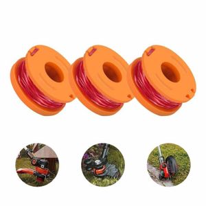 Coupe-bordures avec coupe-herbe de 10 pieds ligne de coupe-herbe de 8 pi/èces avec 1 coupe-bordures remplacement de la ligne de bobine de fil Pour le paquet WORX WA0010,9 . Coupe-bordures