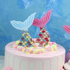 Foni Glitter Sirene Anniversaire Gateau Topper Decoration De Gateau De Joyeux Anniversaire Pour Sous La Mer Sur Le Theme Bebe Douche Fete Fournitures De Fete Danniversaire Loisirs Creatifs Decorations Napravi Rs