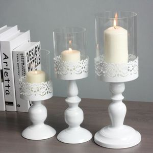 Lot de 12 Grands Bougeoirs Ouragans pour Bougies Votives Verre Clair