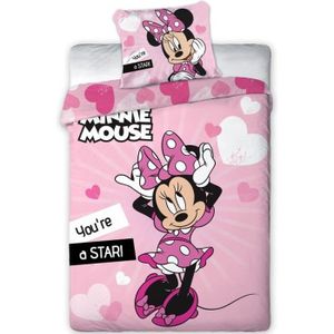 HOUSSE DE COUETTE SEULE Disney enveloppe de couette Minnie Mouse 140 x 200
