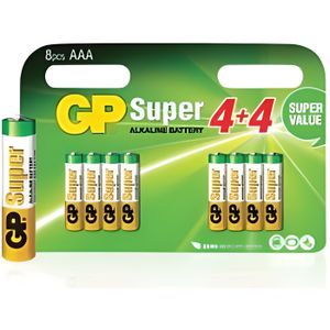 Film de 2 piles alcaline AAA / LR03 SUPER - 1,5V - GP Battery