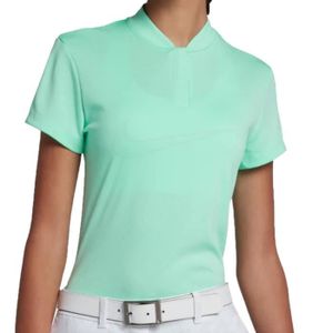 POLO Polo Vert Femme Nike Dry Ss Bld