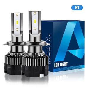 Generic Kit LED cree xénon C10 feu de croisement et route ampoule H7 à prix  pas cher