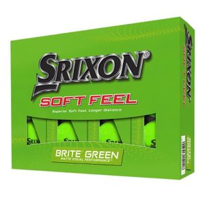 BALLE DE GOLF Boîte de 12 Balles de Golf Srixon Soft Feel Brite 