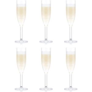 Coupe à Champagne Bodum 11927-10SA OKTETT 6 Flutes à Champagne en pl