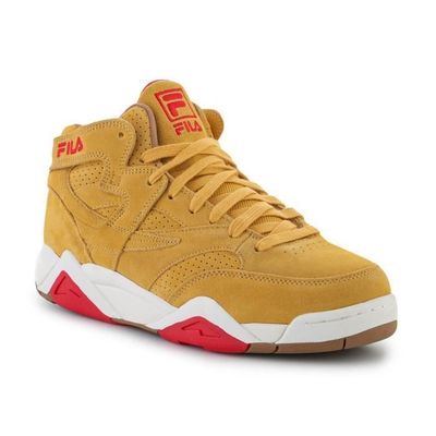 Chaussures FILA Msquad Mid Homme Marron Synthetique Lacets Marron Cdiscount Chaussures