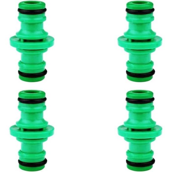 Lot De 4 Raccords De Cloison PVC – Filetage Mâle GHT 1,9 Cm / Femelle NPT 1,27 Cm – Pour Tuyau D'arrosage, Fût, Piscine