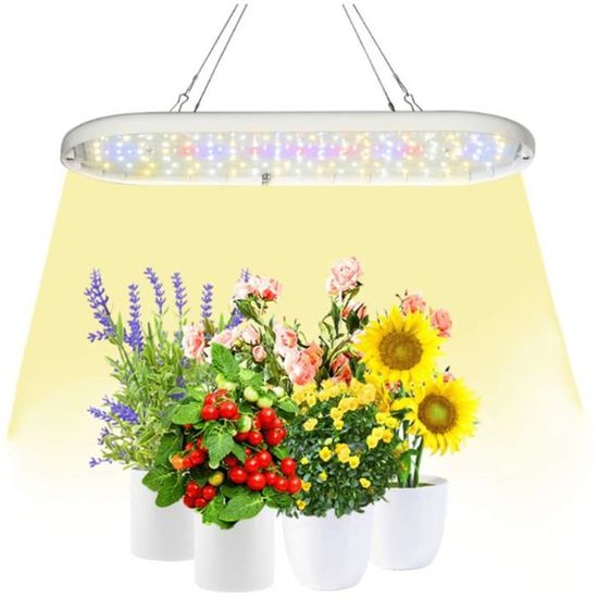 Lampe De Culture Pour Plantes D'Intérieur, Spectre Complet E27/E14/GU10 85‑265V 18W 18 LED Lampe De Croissance Hydroponique Plante Florale Pour Semer Et Cultiver Des Plantes D'Intérieur Fleurs Et