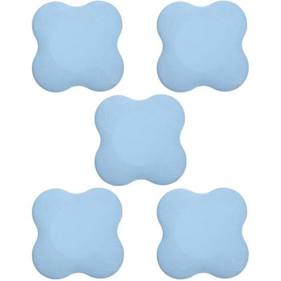 2 Genouillères De Yoga Extra Épaisses (15 Mm) - TPE Antidérapant, Protection Genoux/Coudes/Poignets