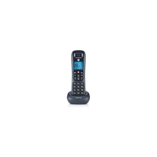 Téléphone Sans Fil Motorola CD4001 DECT Noir Cdiscount Téléphonie