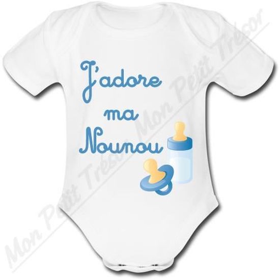 Body Bebe J Adore Ma Nounou Ec Cdiscount Pret A Porter