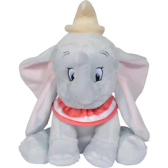 Peluche Disney - NICOTOY - Dumbo L Elephant Gris - Doudou Licence Enfant - Animal Nouveaute