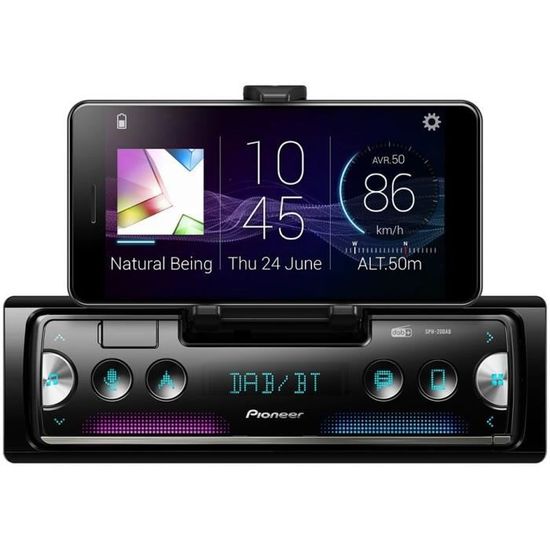 Autoradio Pioneer MVH-S420DAB 1 DIN - Bluetooth/USB/DAB+ - Application Smart Sync