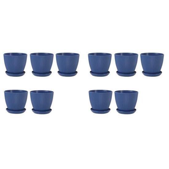 Lot De 15 Soucoupes Pots De Fleurs - Plastique épais, Tailles 15,7/17/23,7cm, Pour Intérieur/extérieur