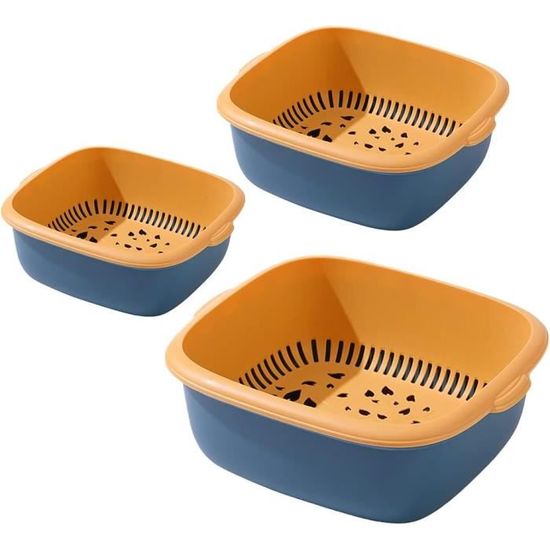 Panier égouttoir Ananas – Double Vidange Pour Laver Fruits Et Légumes Facilement
