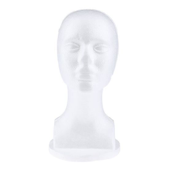 Présentoir/tête En Mousse Pour Chapeaux Et Perruques - Idéal Pour Boutique, Coiffeur Ou Collection
