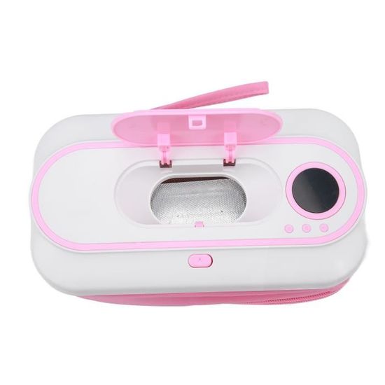 Chauffe-lingettes Bébé TinyBums Avec Veilleuse LED - Température Apaisante, Interrupteur Marche/arrêt - Cadeau Naissance