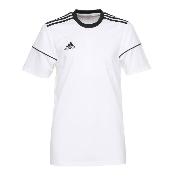 ADIDAS SQUADRA 17 JSY SS Maillot homme - Blanc / Noir