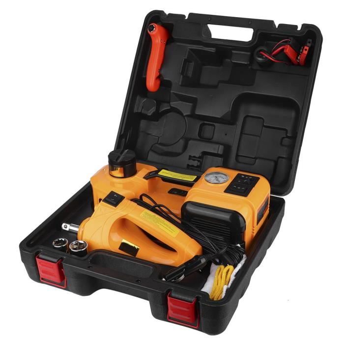 5T Dc 12V Kit De Levage Cric Hydraulique De Plancher Électrique Voiture Clé Électrique Réparation Pneus-JIA