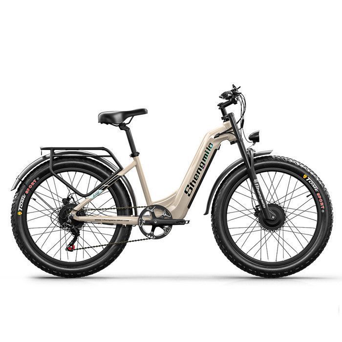 Shengmilo - MX04 - Vélo électrique - Vélo Électrique Rétro - 500 W Moteur Bafang - Batterie Amovible 48V 15AH - 26 Pouces