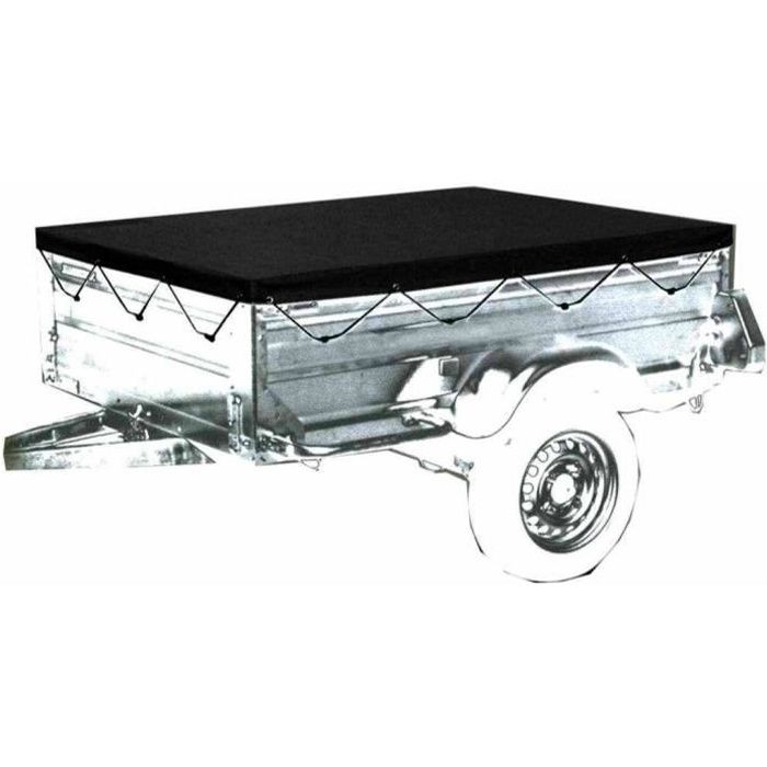 bache pour remorque en polyester 1500 x 1050 mm