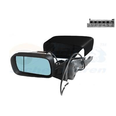 RETROVISEUR ELECTRIQUE GAUCHE NOIR POUR BMW 3 E46 4D 02 -> 05