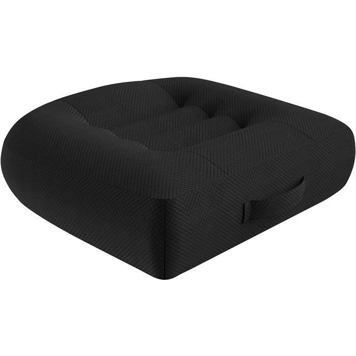 Rehausseur de siège auto - Coussin de siège 40 x 40 cm - Augmente la visibilité pendant la conduite
