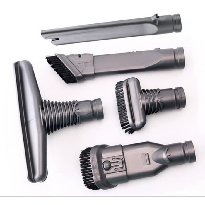 Brosse Kit Accessoires pour Dyson V8 V7 V10 Aspirateur avec Adaptateur,Total Clean Pièces pour Dyson V6 DC45 DC35 DC52 DC29 D C0A90