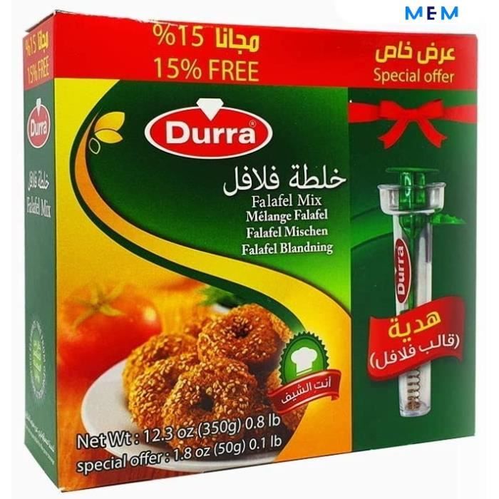 Préparation pour falafel DURRA 350 gr + 1 moule offert.