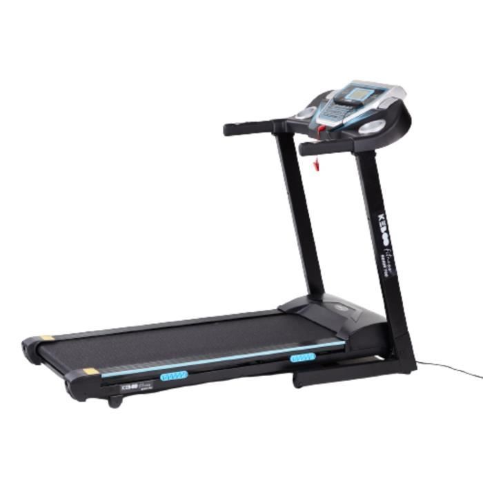 Tapis de Course Pliable Keboo Serie 700 Moniteur LCD 1-16 km-h 14 Programmes d'Entraînement Inclinaison Réglable Haut Parleur
