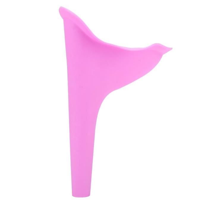 Nouveau femmes femmes Voyage Camping Accessoires de toilette entonnoir extérieur Portable urinoir entonnoir (rose)-TIP