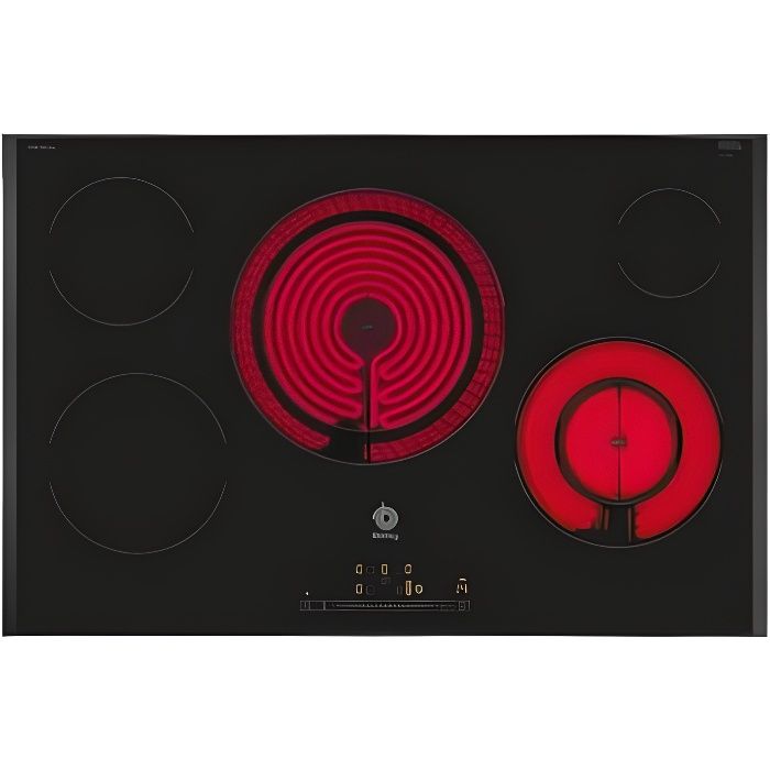 Plaques vitro-céramiques Balay 219034 9900W 80 cm Noir-- S0408096