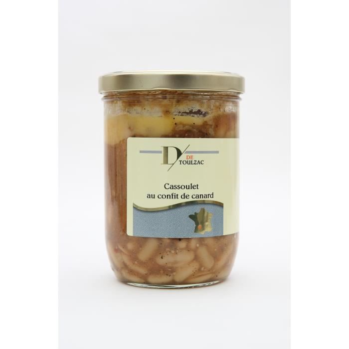 Cassoulet au confit de canard origine France - 800g