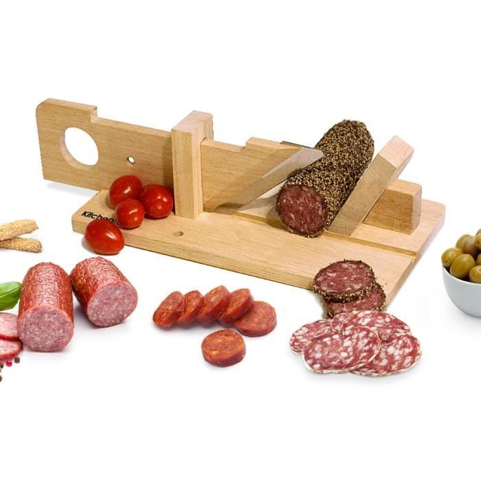 Trancheuse à charcuterie manuelle - Guillotine à saucisson
