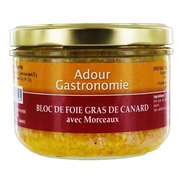 Bloc de Foie Gras de Canard 30% Morceaux