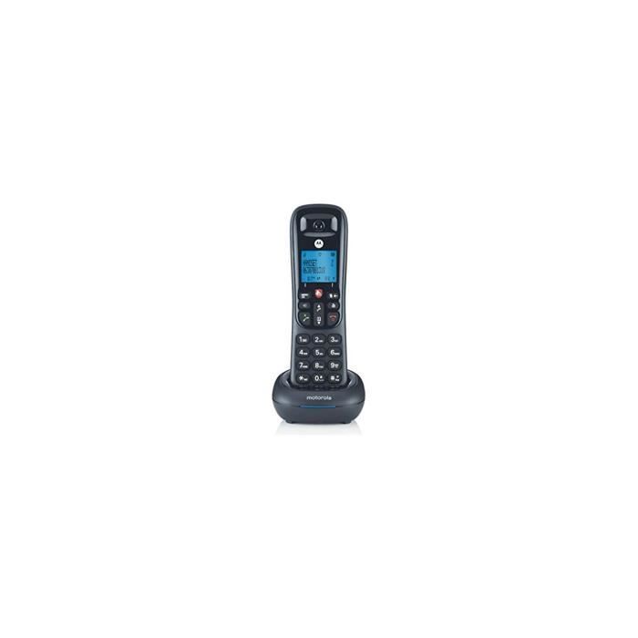 Téléphone Sans Fil Motorola CD4001 DECT Noir