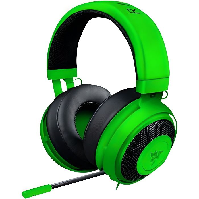RAZER Micro-Casque Gamer Kraken Pro V2 - Filaire - Micro entièrement rétractable - Vert