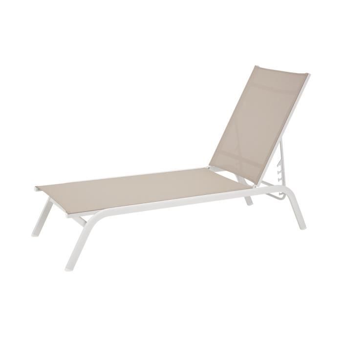Bain de soleil Uri champagne - Jardin