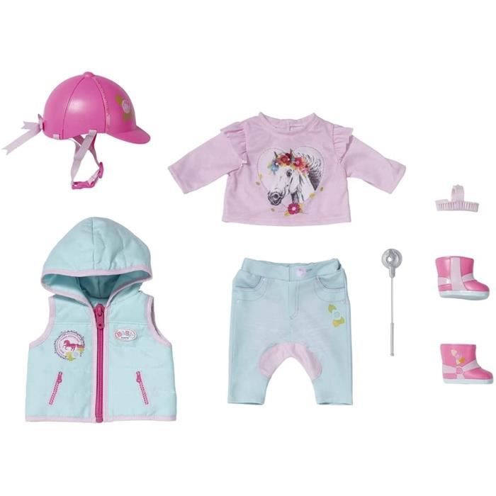 Zapf Creation 831175 Baby born Deluxe Ensemble d'équitation