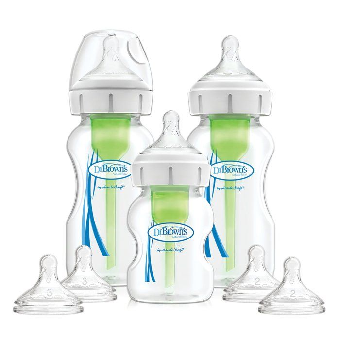 Comparer les prix de Biberon - DR BROWN’S - Kit de démarrage - Col large - Compatible allaitement - Options+