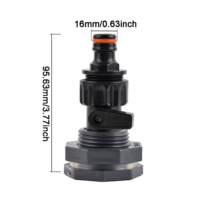 Kit Raccord Universel Pour Tonneau De Pluie - Connecteur Trop-plein 32/25mm - Neuf