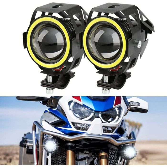 Phare Moto Paire Phares Antibrouillard Pour Moto 100 W Feux
