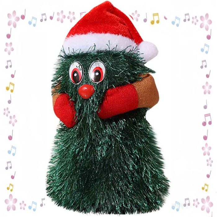 Sapin De Noël Chantant Et Dansant – Peluche Musicale Lumineuse – Déco De Noël Animée Pour Salon, Bureau, Chambre – Idée Cadeau Festive - 5
