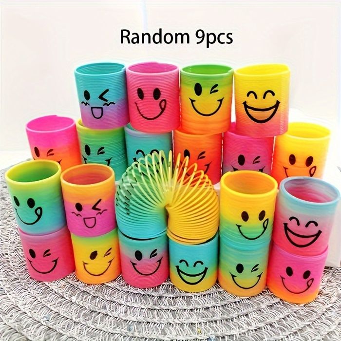 Lot De 4 Jouets à Ressort Dinosaures Multicolores - 6,5 Cm - Sans BPA - Pour Sacs De Fête, Cadeau D'anniversaire