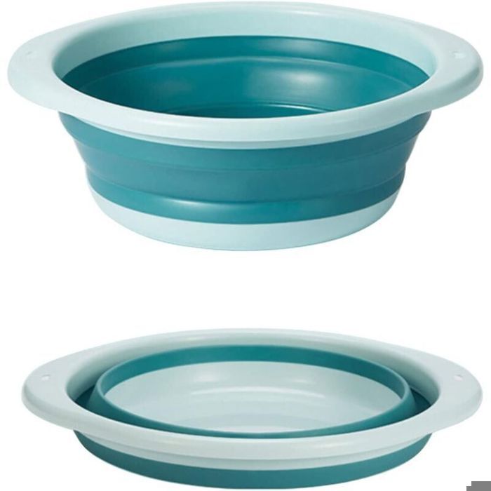 Bassine pliable multifonction - DEKOPRO - Conception rétractable - Matériau PP + TPR - Peu encombrant