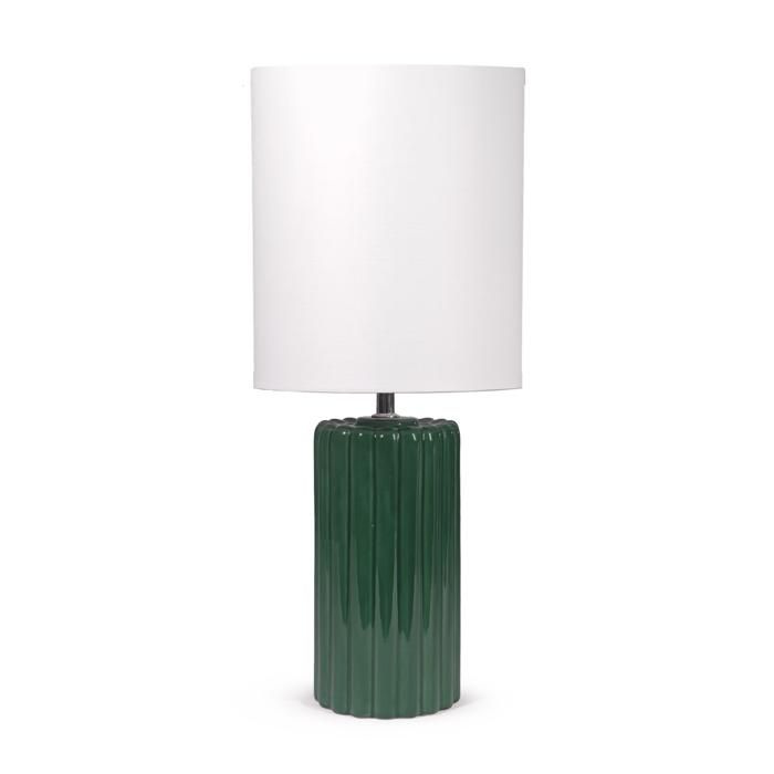 Lampe à poser en céramique verte - Palladio - Maison Pavane