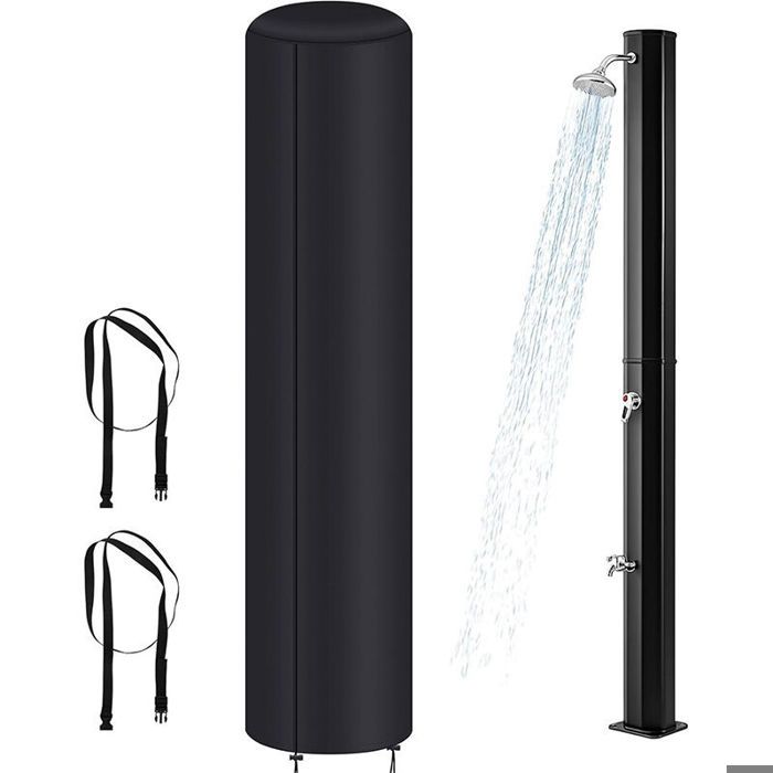 Couverture de douche solaire extérieure couverture de douche résistante aux intempéries adaptée aux unités de douche solaire de