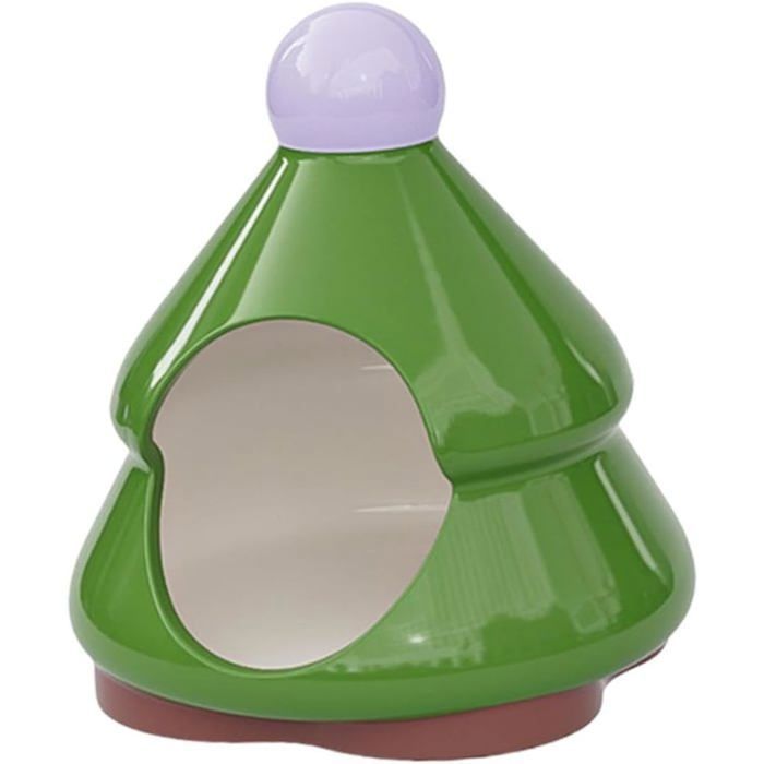 Cachette Hamster Céramique - Nid Petit Animal - Maison Souris Écureuil - Hamster Nain - Abri Frais